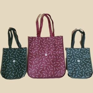 LULULEMON 3-Pack Reusable Shopping Bag